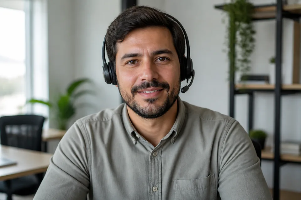 Demonstracao de atendimento por videochamada no AppIntelli